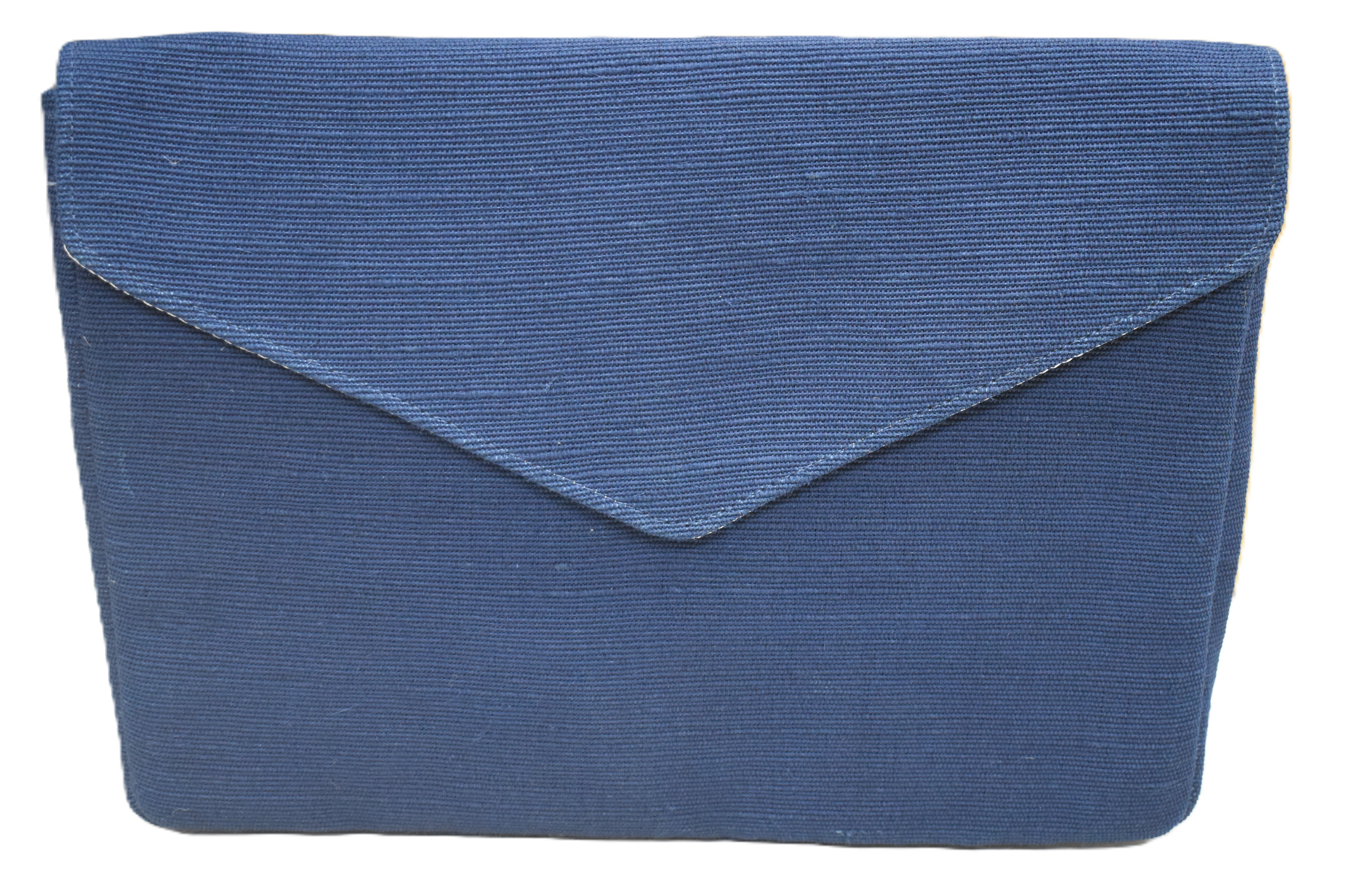 jute Envelope Clutch Bag